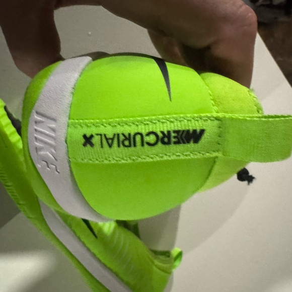 Nike Mercurial Neon Green track like shoes. size 10 1/2. - Picture 4 of 5